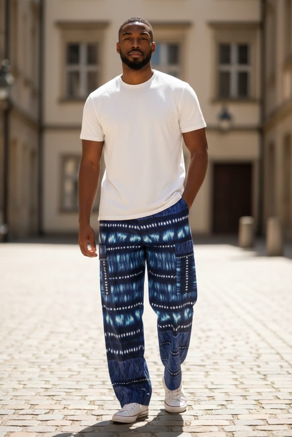 Uyota Indigo Pulse Trousers