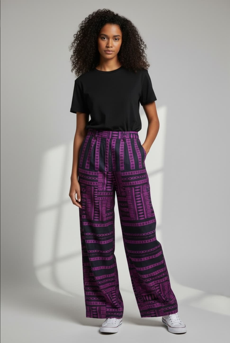 Uyota Royal Pulse Wide-Leg Trousers