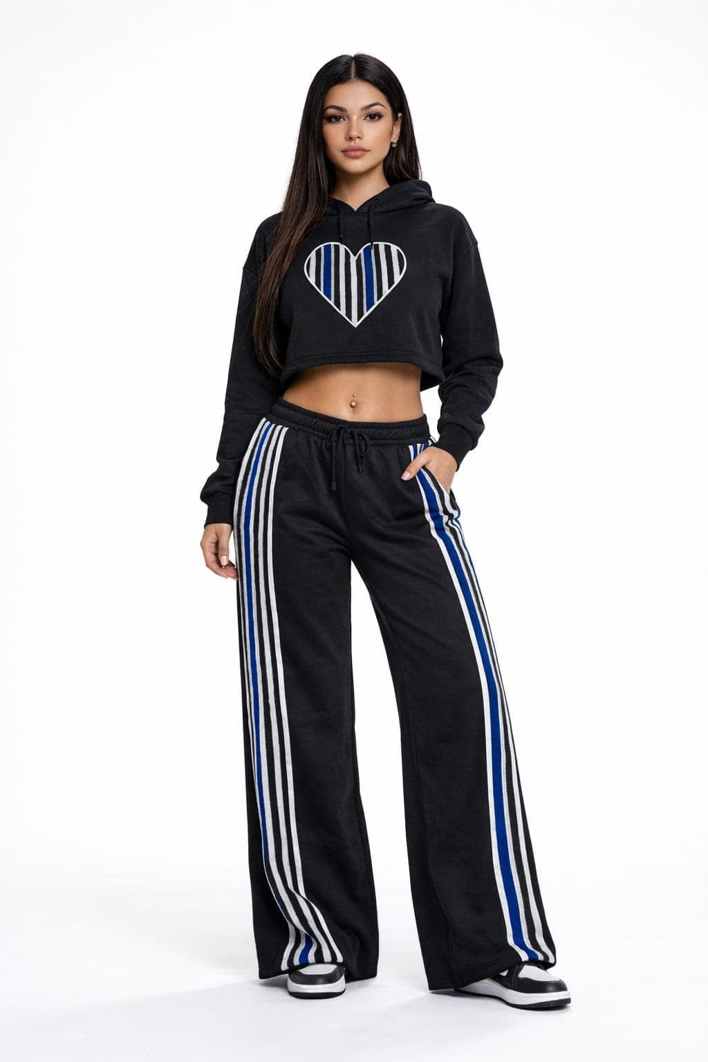 Urban Pulse Cropped Set