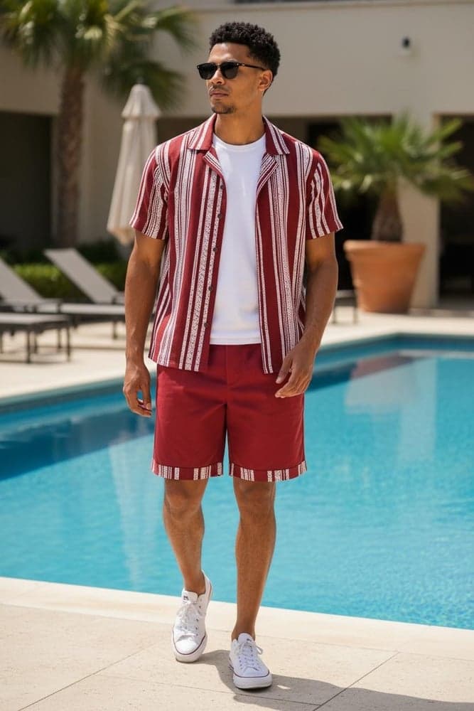 Uyota Crimson Ankara Summer Set